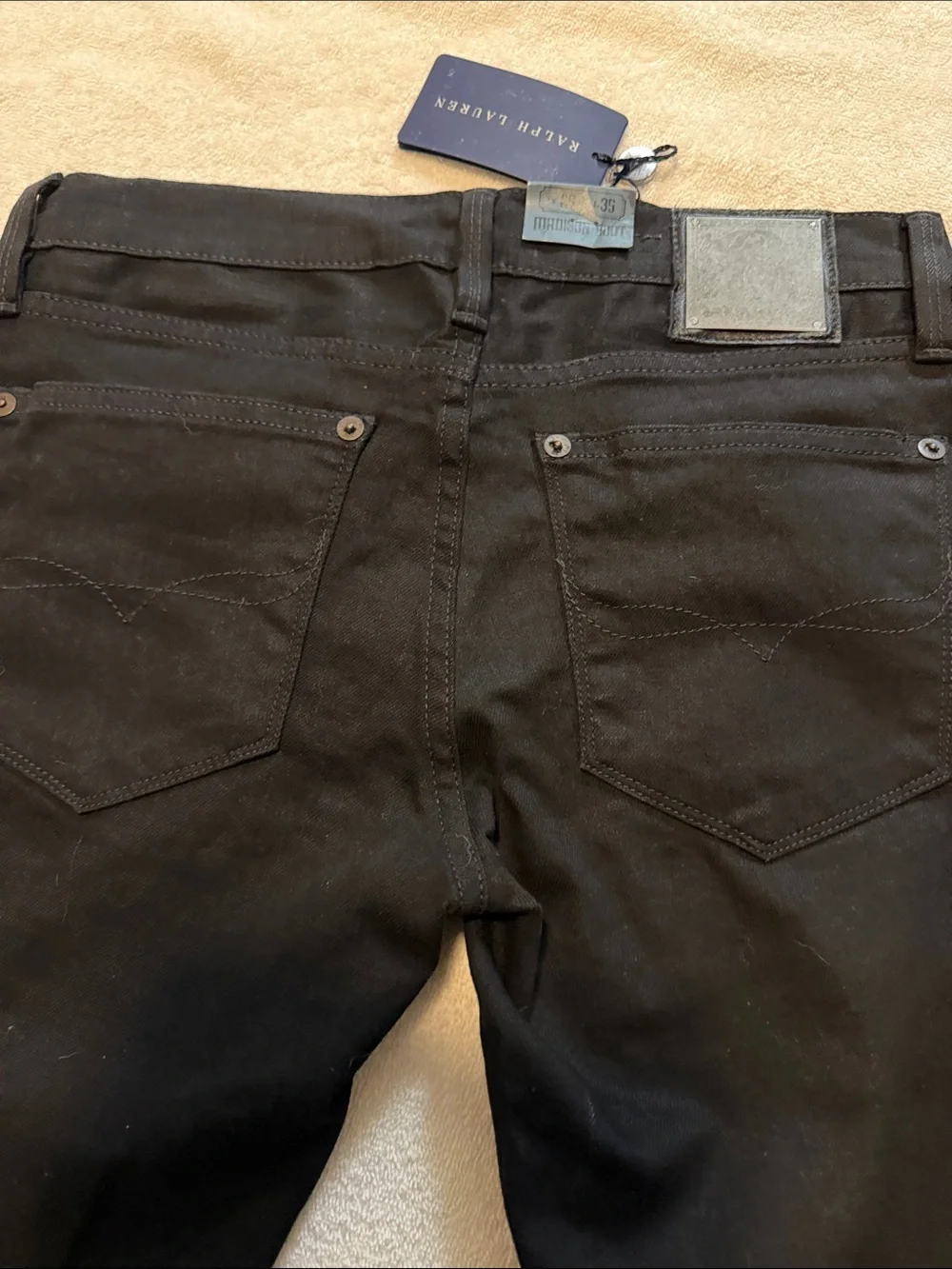 Madison Black Bootcut Jeans for Men